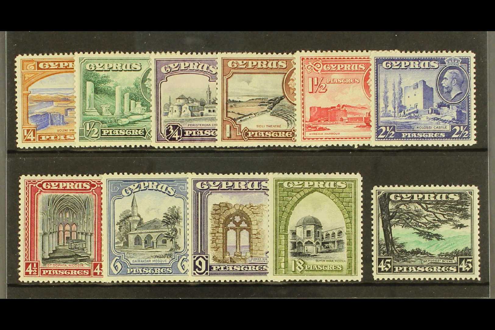 1934  KGV Pictorial Definitive Set, SG 133/43, Fine Mint (11 Stamps) For More Images, Please Visit Http://www.sandafayre - Otros & Sin Clasificación