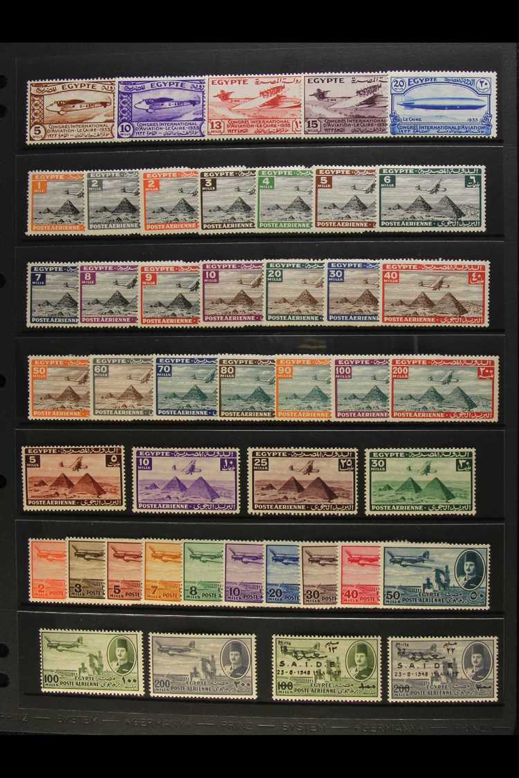 1933-48 MINT AIR POST SETS COLLECTION.  ALL DIFFERENT & Presented On A Stock Page, Includes The 1933 Air Set & Aviation  - Otros & Sin Clasificación