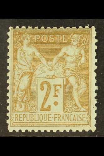 1900  2f Brown / Pale Blue Peace & Commerce, SG 287 (Yvert 105), Very Fine Never Hinged Mint. For More Images, Please Vi - Autres & Non Classés