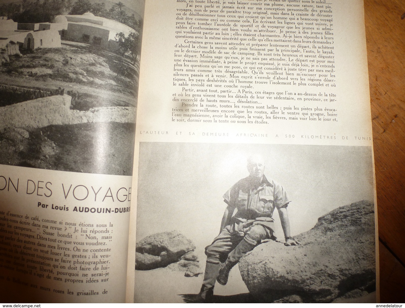 1939 CAMPING ->En Tunisie;Descente Bès;Baléares;Majorque;Kayak biplace et technique;Construire ma roulotte;Tentes;Pubs