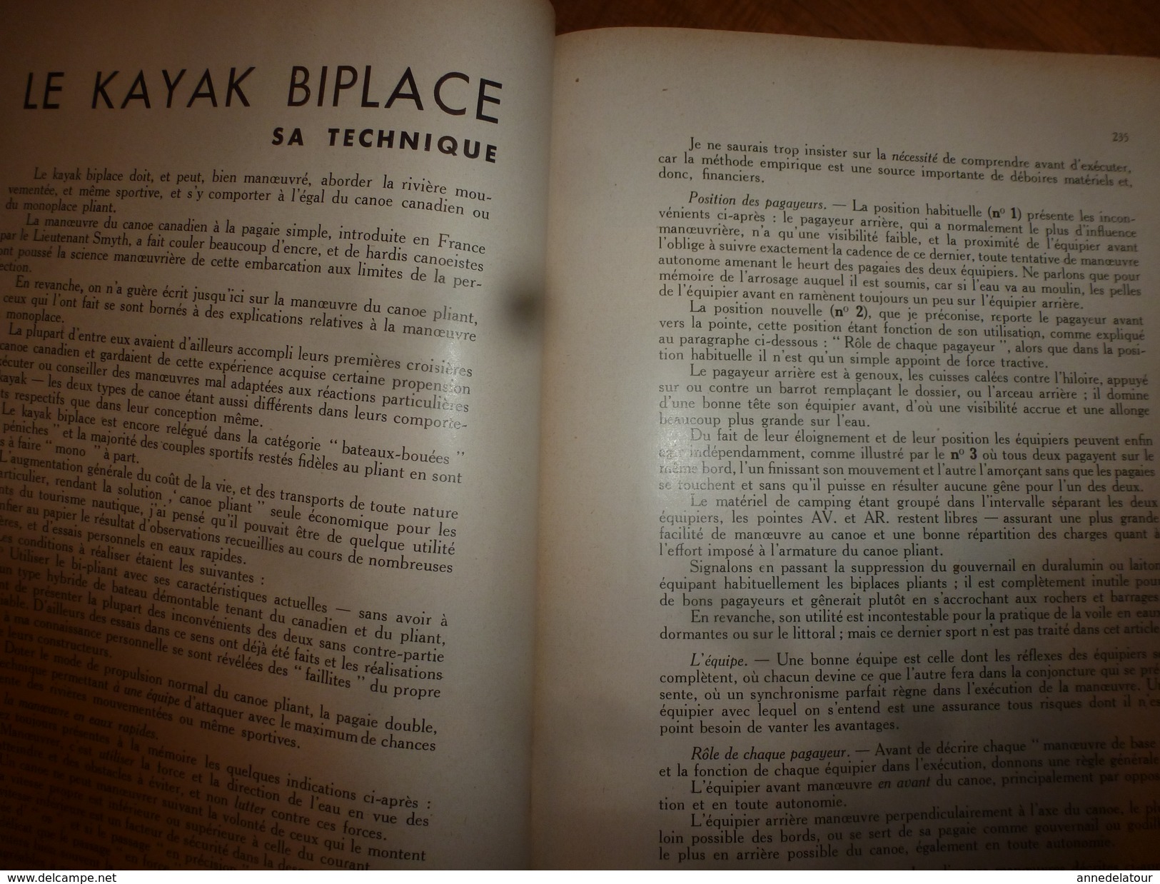 1939 CAMPING ->En Tunisie;Descente Bès;Baléares;Majorque;Kayak biplace et technique;Construire ma roulotte;Tentes;Pubs