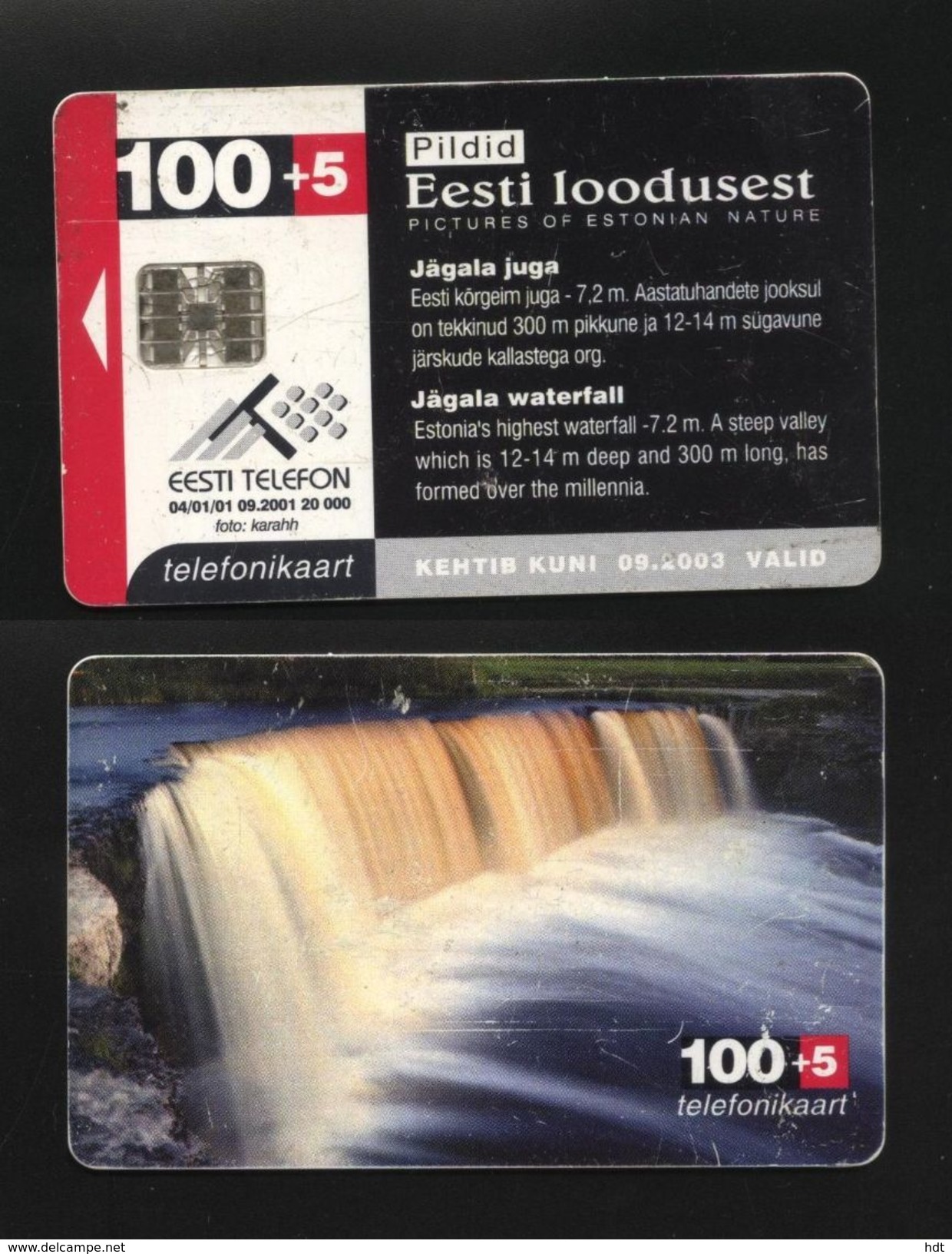 Estonia - 2001 - Waterfall, 20.000 Issued - Estonia