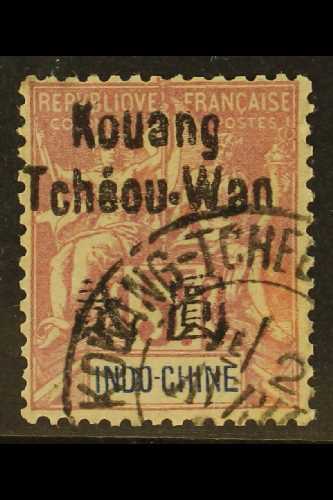 KWANGCHOW  1906 5f Lilac, Yv 16, Very Fine Used With Expertise Mark (R. Calves). Yvert Cat. €230 = Approx. £195. For Mor - Other & Unclassified