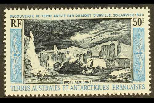 T.A.A.F.  1965 50f Discovery Of Adelie Land, Airmail Issue, Yvert 8, SG 38, Never Hinged Mint. For More Images, Please V - Autres & Non Classés