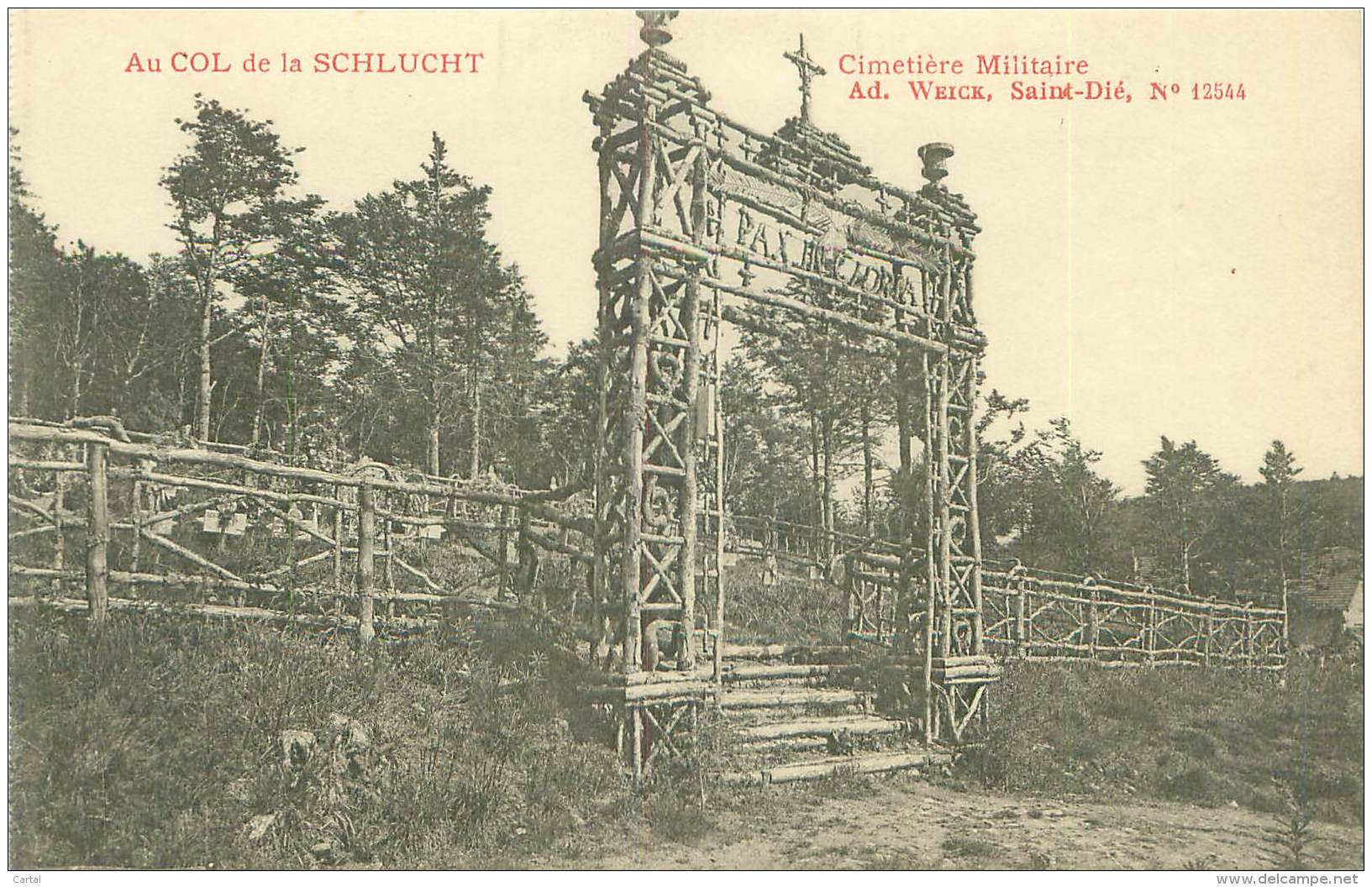 88 - Au COL De La SCHLUCHT - Cimetière Militaire - Autres & Non Classés