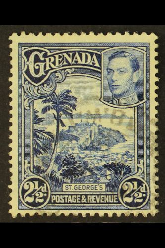 1938  2½d Bright Blue, Geo VI, Variety "perf 12½ X 13½", SG 157a, Very Fine Used. For More Images, Please Visit Http://w - Grenade (...-1974)