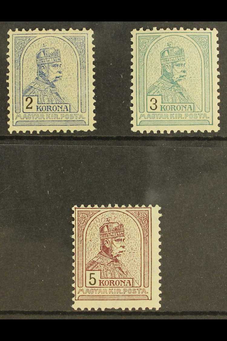 1900  2k, 3k And 5k Franz Josef High Values, Mi 68/70A, Very Fine And Fresh Mint. Cat €800 (£680) (3 Stamps) For More Im - Otros & Sin Clasificación