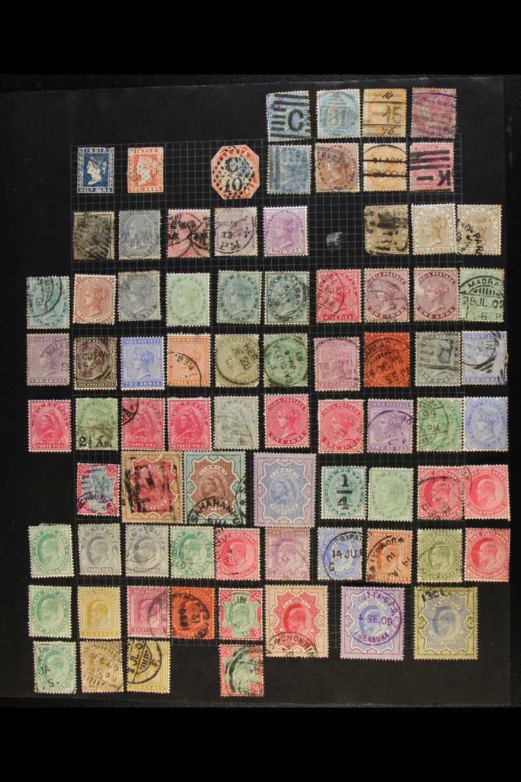 1854-1959 MINT & USED COLLECTION  Very Busy Album Pages Full Of Better Stamps & Sets, We See 1854 Types ½a, 1a & 4a Used - Otros & Sin Clasificación