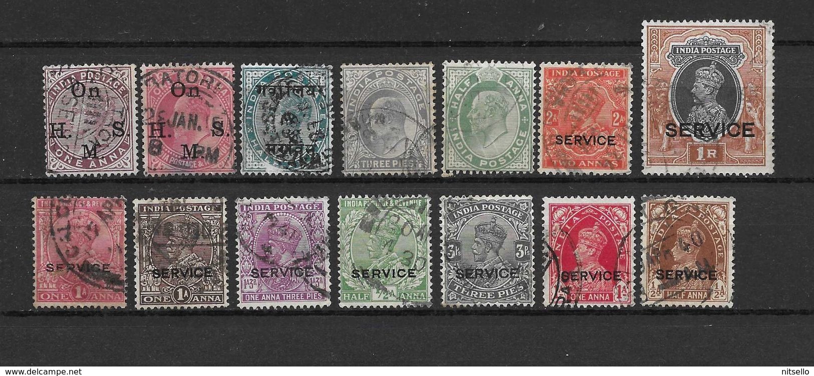 LOTE 1697 ///   INDIA   SELLOS ANTIGUOS              ¡¡¡¡ LIQUIDATION !!!!!!! - Official Stamps