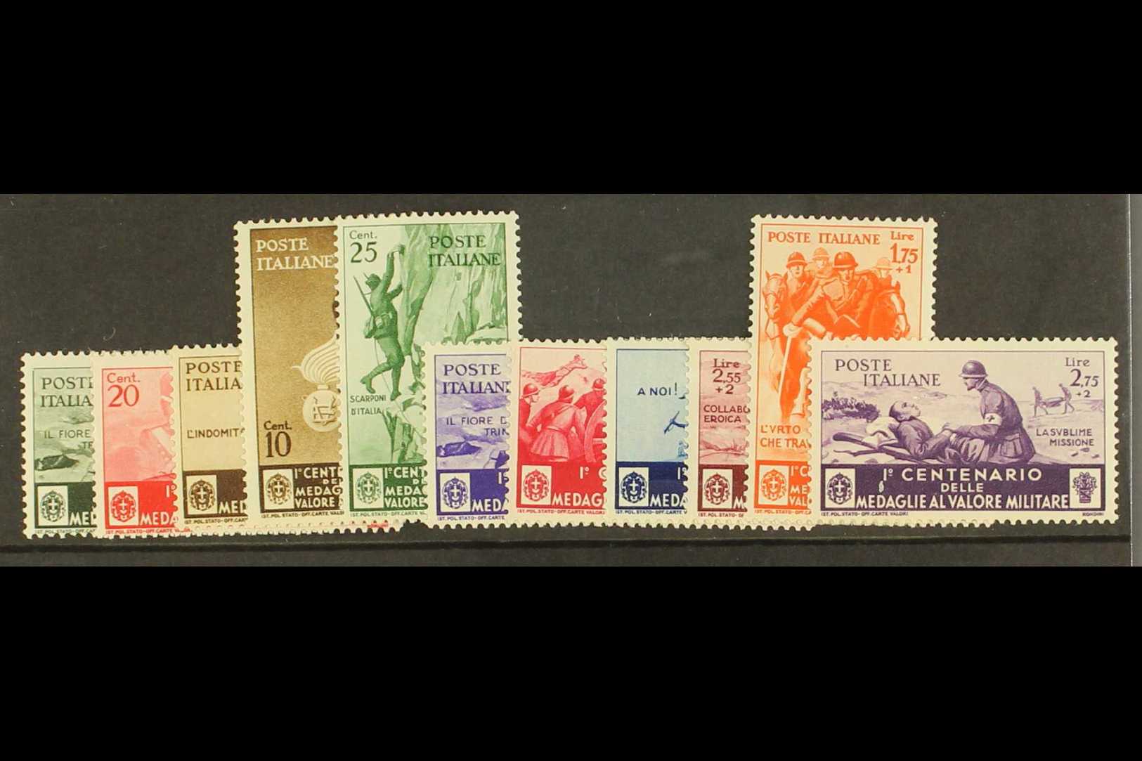 1934  Medal Of Valour Postage Set, Sass S76, Superb Never Hinged Mint. Cat €450 (£380) (11 Stamps) For More Images, Plea - Sin Clasificación