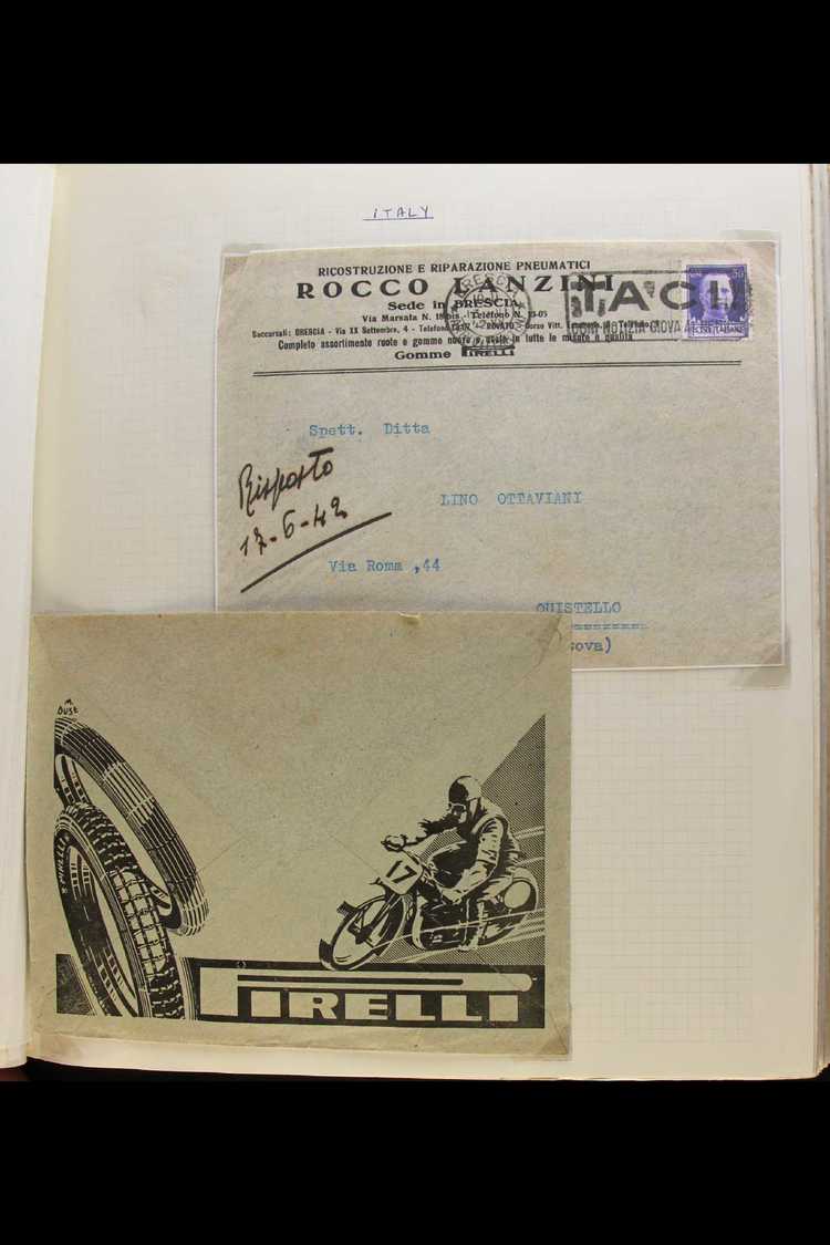 MOTORCYCLING COVERS & CARDS COLLECTION  1919-2010. A Most Interesting Topical Collection With Postal Stationery Cards, E - Non Classés