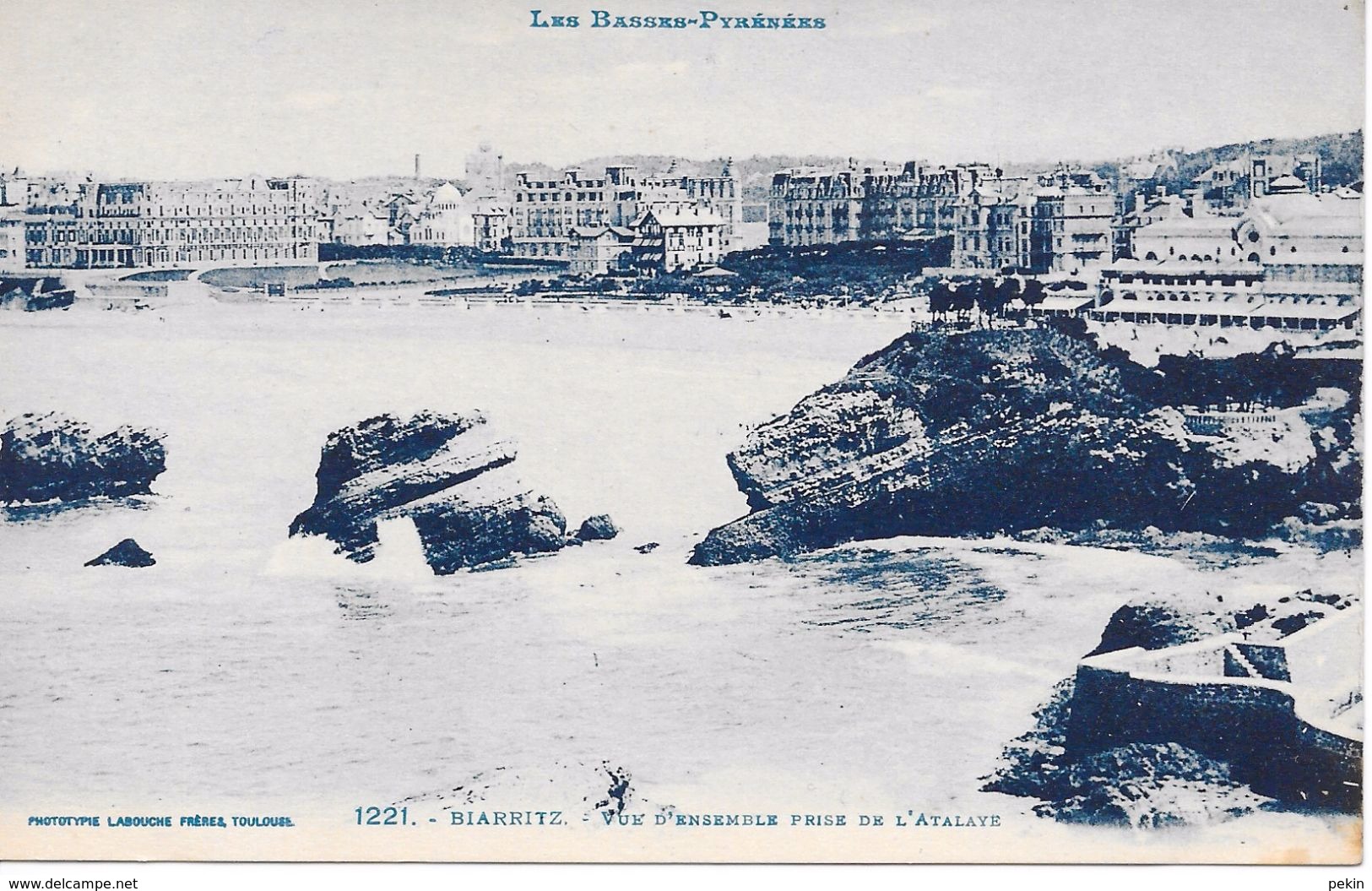 Biarritz : Vue D'ensemble Prise De L' Atalaye - Biarritz