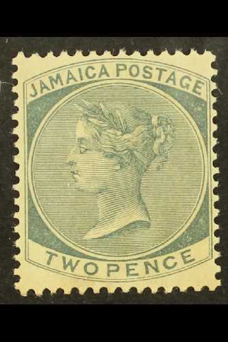 1883-97  2d Slate, SG 20a, Mint  With Good Colour, Gum A Little Toned. For More Images, Please Visit Http://www.sandafay - Jamaica (...-1961)