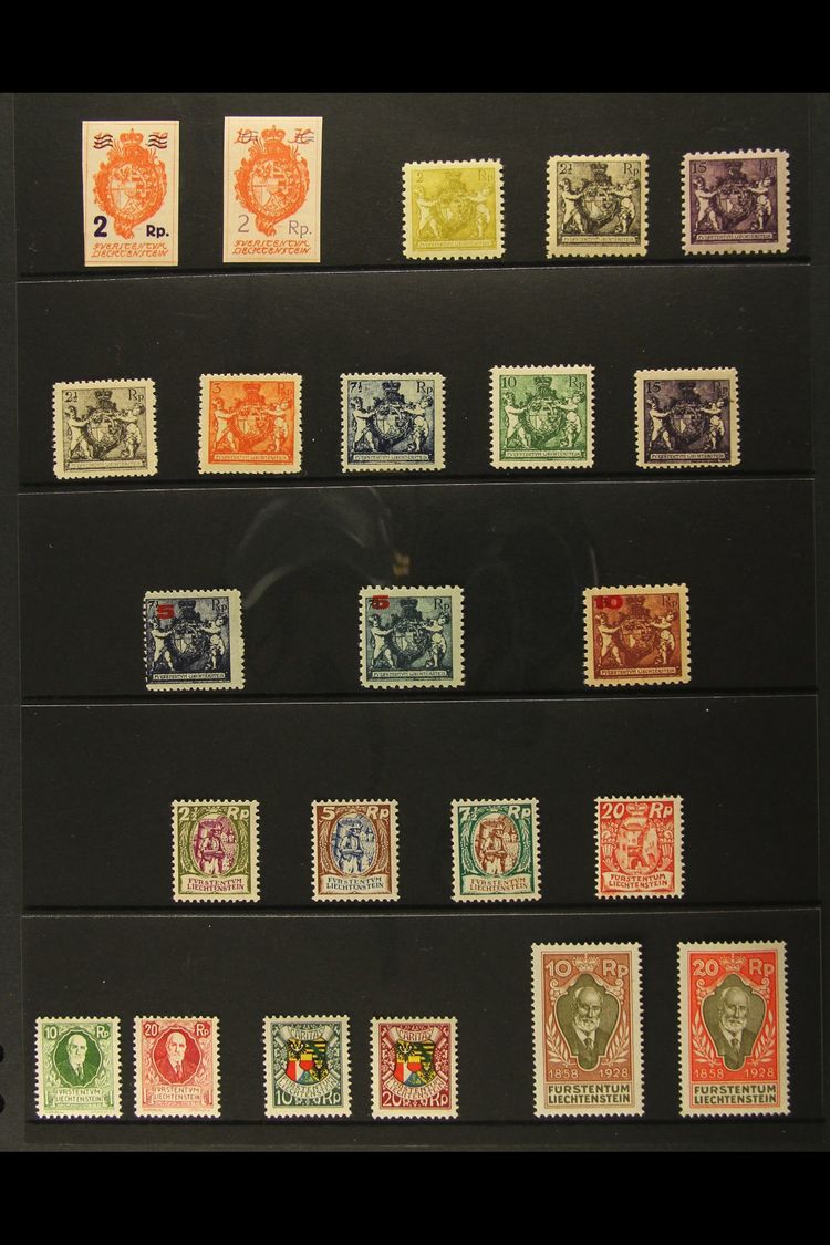 1912-28 VFM PRINCE JOHN COLLECTION  Neatly Presented On Stockpages. Includes 1912 5h And 10h On Glazed Paper Plus 5h On  - Autres & Non Classés