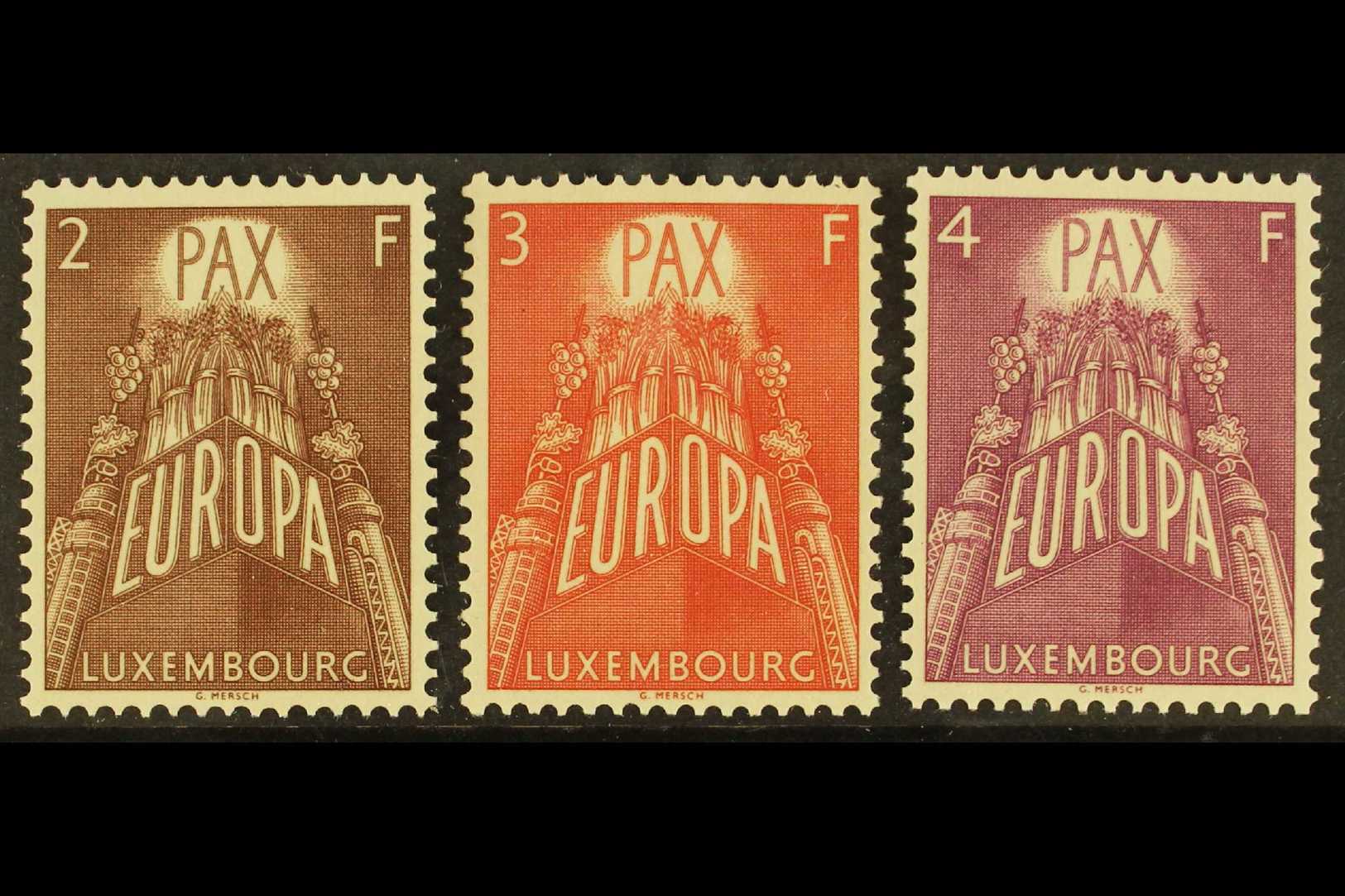 1957  Europa Set, Mi 572/74, SG 626/28, Never Hinged Mint (3 Stamps) For More Images, Please Visit Http://www.sandafayre - Otros & Sin Clasificación