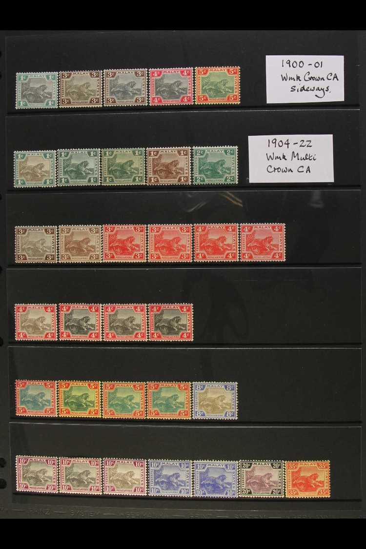 F.M.S.  1901-22 A Very Fine Mint Range Of Shades, 60% Of The Stamps Are Never Hinged, The Others All Lightly Hinged. Lov - Autres & Non Classés