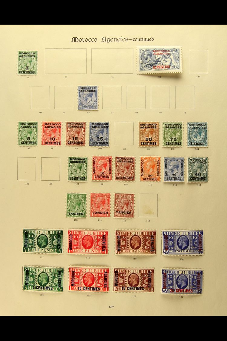 1898-1936 MINT COLLECTION ON "NEW IMPERIAL" LEAVES  All Different, Mostly Fine And Fresh. With A Few Gibraltar Overprint - Otros & Sin Clasificación