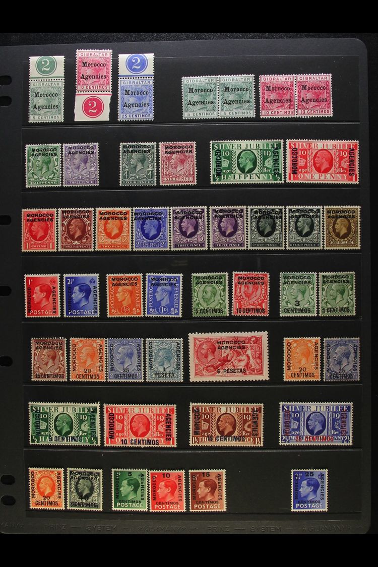 1899-1955 MINT COLLECTION  Presented On Stock Pages. Includes Small Ranges Of British, Spanish & French Currency Issues  - Otros & Sin Clasificación