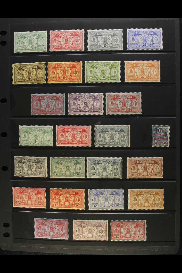 FRENCH  1911-66 FINE MINT / NHM COLLECTION Presented On Stock Pages. Includes 1911 Set, 1925 Set, 1949 UPU Set, 1953 Set - Otros & Sin Clasificación