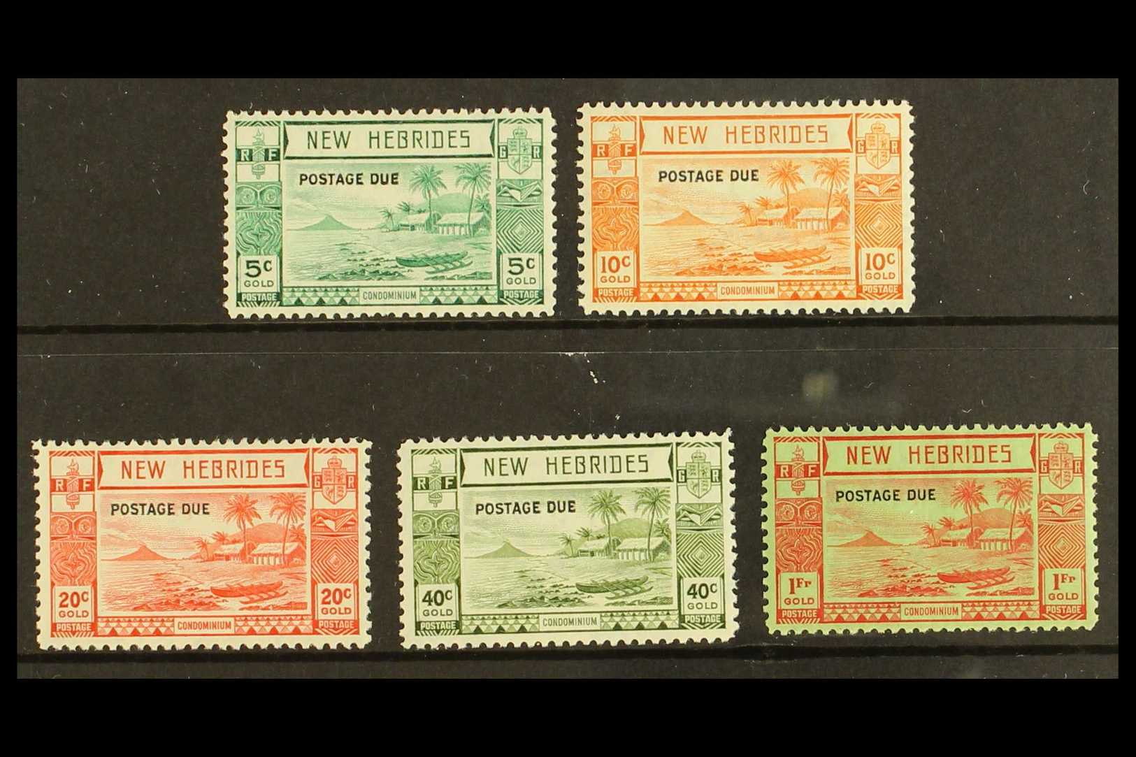 POSTAGE DUE  1938 Set, SG D6/10, Very Fine Mint (5 Stamps) For More Images, Please Visit Http://www.sandafayre.com/itemd - Otros & Sin Clasificación