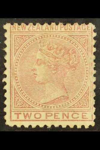 1874-78  2d Rose Perf Nearly 12 (line), SG 158, Unused No Gum, Tiny Surface Scuff, Very Rare, Cat £1,200. For More Image - Autres & Non Classés