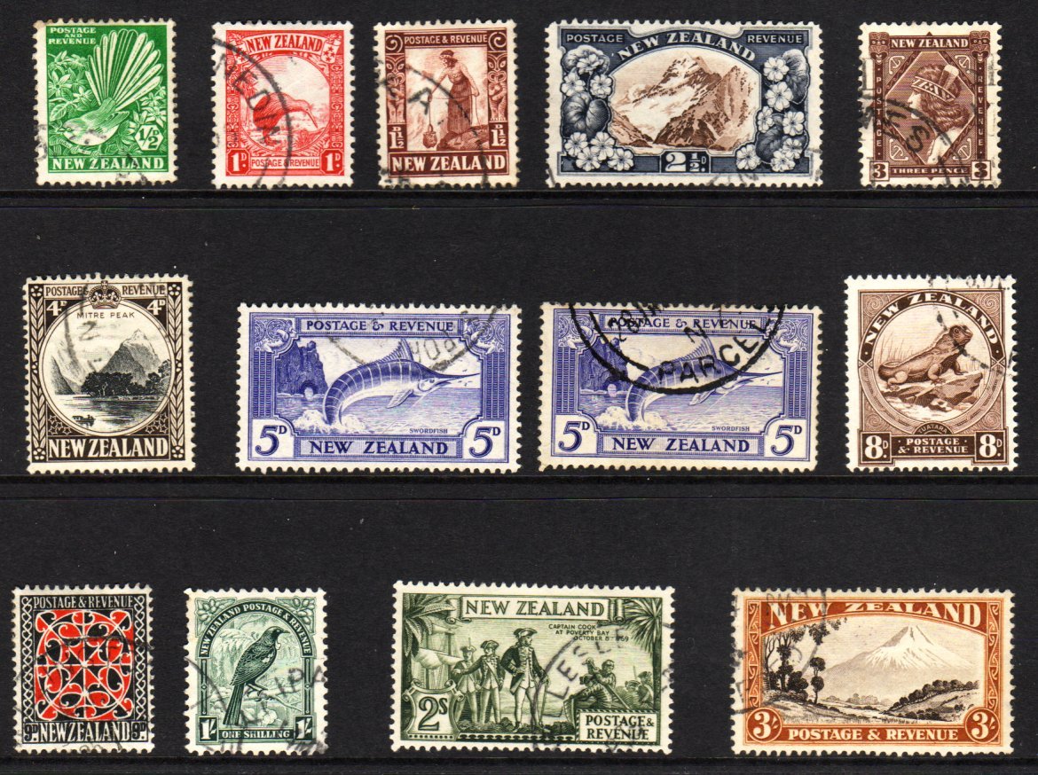 1935-36  Pictorials Fine Cds Used To 3s, Incl. 2½d, 5d Both Perfs, 1s, 2s Etc, Between SG 556/69. (13 Stamps) For More I - Sonstige & Ohne Zuordnung