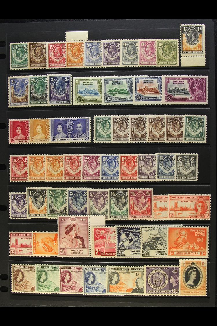 1925-63 MINT COLLECTION  Includes 1925-9 KGV Complete To 3s, 1935 Silver Jubilee Set, 1935-52 KGVI Set, 1946 1½d Victory - Rodesia Del Norte (...-1963)