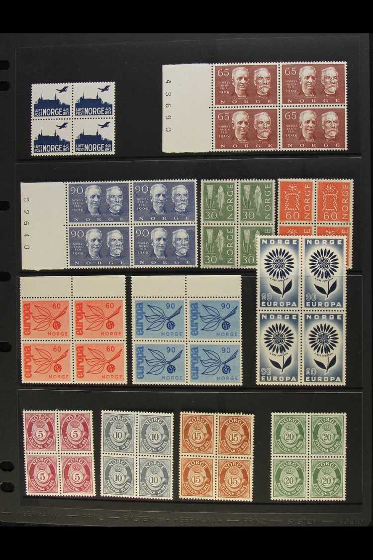 1937-1968 NHM BLOCKS OF 4  An Attractive, All Different Selection Of Never Hinged Mint Blocks Of 4. Lovely (28 Blocks =  - Autres & Non Classés