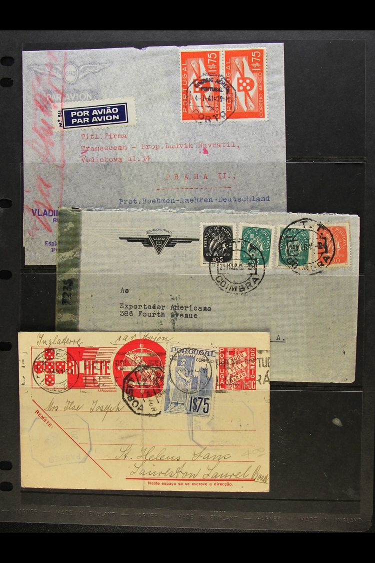 1940s CENSOR COVERS & CARDS COLLECTION  A Most Interesting Collection Of Covers & Cards, Posted To Overseas Destinations - Otros & Sin Clasificación