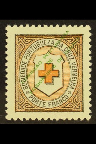 RED CROSS  1916 (-) Red & Black Prisoners Of War Overprint (Michel 2, Afinsa 2), Very Fine Never Hinged Mint, Very Fresh - Otros & Sin Clasificación