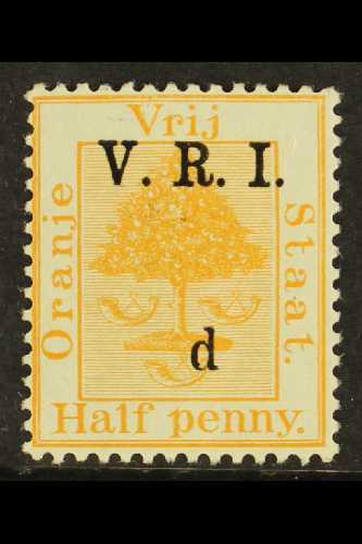 ORANGE FREE STATE  1900 ½d On ½d Orange Variety "½ Omitted", SG 101c Superb Mint. For More Images, Please Visit Http://w - Sin Clasificación