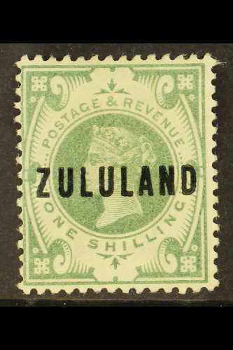 ZULULAND  1888 1s Dull Green Overprinted, SG 10, Very Fine And Fresh Mint. For More Images, Please Visit Http://www.sand - Sin Clasificación