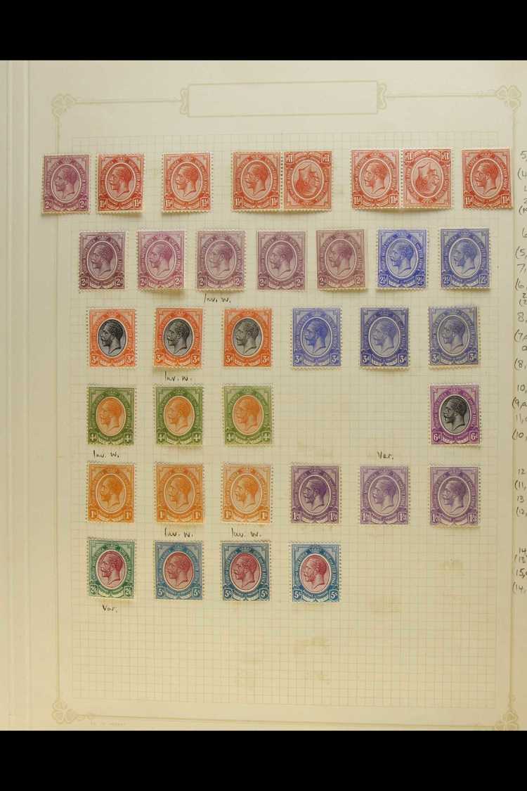 1910-61 FINE MINT COLLECTION  Neatly Presented On Album Pages, We See 1910 2½d With Shades, 1913-24 King's Heads To 5s W - Sin Clasificación