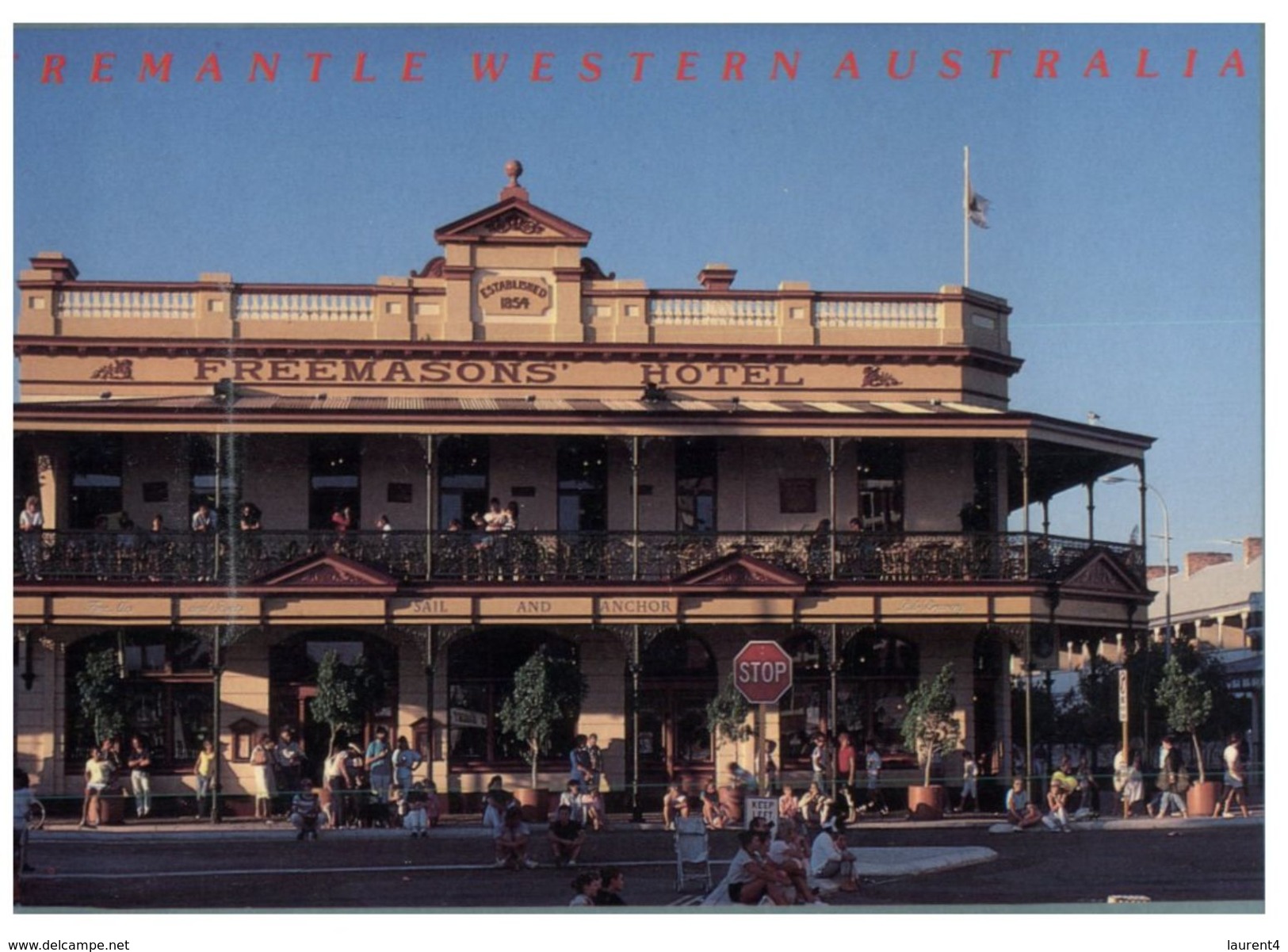 (111) Australia - (with Stamp At Back Of Postcard) - WA - Fremantle - Fremantle