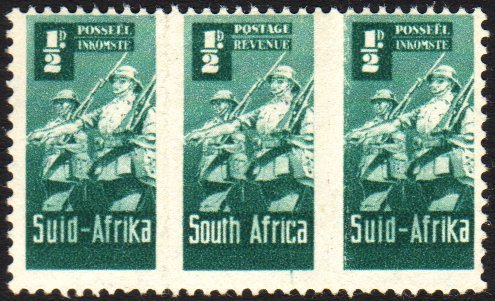 1942-4  ½d Blue-green, Bantam War Effort, ROULETTES OMITTED, SG.97c, Mint, Thinned And Has Been Folded Along Where Roule - Non Classés