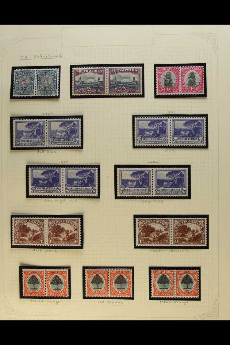 1947-54  Screened Rotogravure Definitives, Complete Set With Additional Shades Of 1s, 2s6d & 5s Black & Deep Yellow-gree - Non Classés