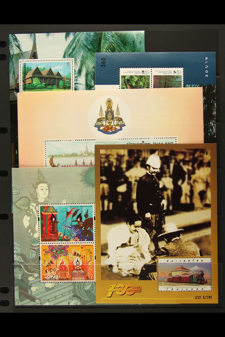 1996-97 NEVER HINGED MINT COLLECTION  Of Complete Sets & Miniature Sheets.. ALL DIFFERENT With Strong Coverage Of The Pe - Tailandia