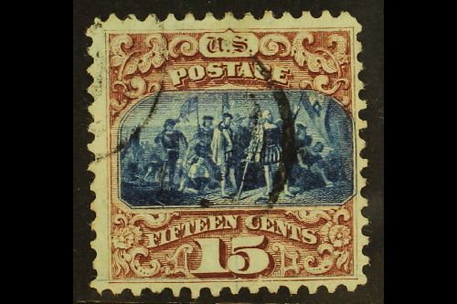 1869  15c Blue And Brown Type I (SG 120, Sc 118), Very Fine Used. A Beauty! For More Images, Please Visit Http://www.san - Autres & Non Classés