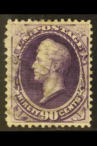 1887-88  90c Deep Violet Perry, SG 223, Scott 218, Lightly Cancelled.  For More Images, Please Visit Http://www.sandafay - Otros & Sin Clasificación