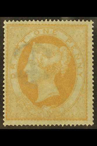 POSTAL FISCAL  1853-7 1d Ochre Inscribed "Draft One Penny" Watermark Inverted As Normal, SG F2, Mint. For More Images, P - Otros & Sin Clasificación