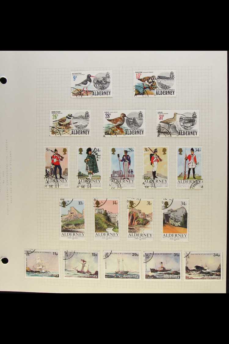 ALDERNEY  1983-2008 An Attractive & COMPLETE VERY FINE USED Collection Presented On Album Pages, SG A1/A354. Lovely (360 - Other & Unclassified