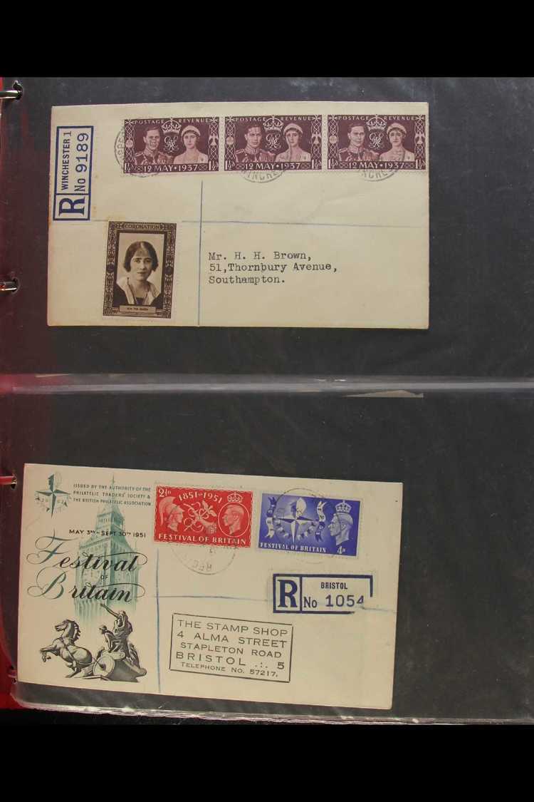 1936-2005 COVERS COLLECTION IN SEVEN ALBUMS  Mostly Commemorative And Definitive Illustrated FDC's (addressed And Unaddr - FDC