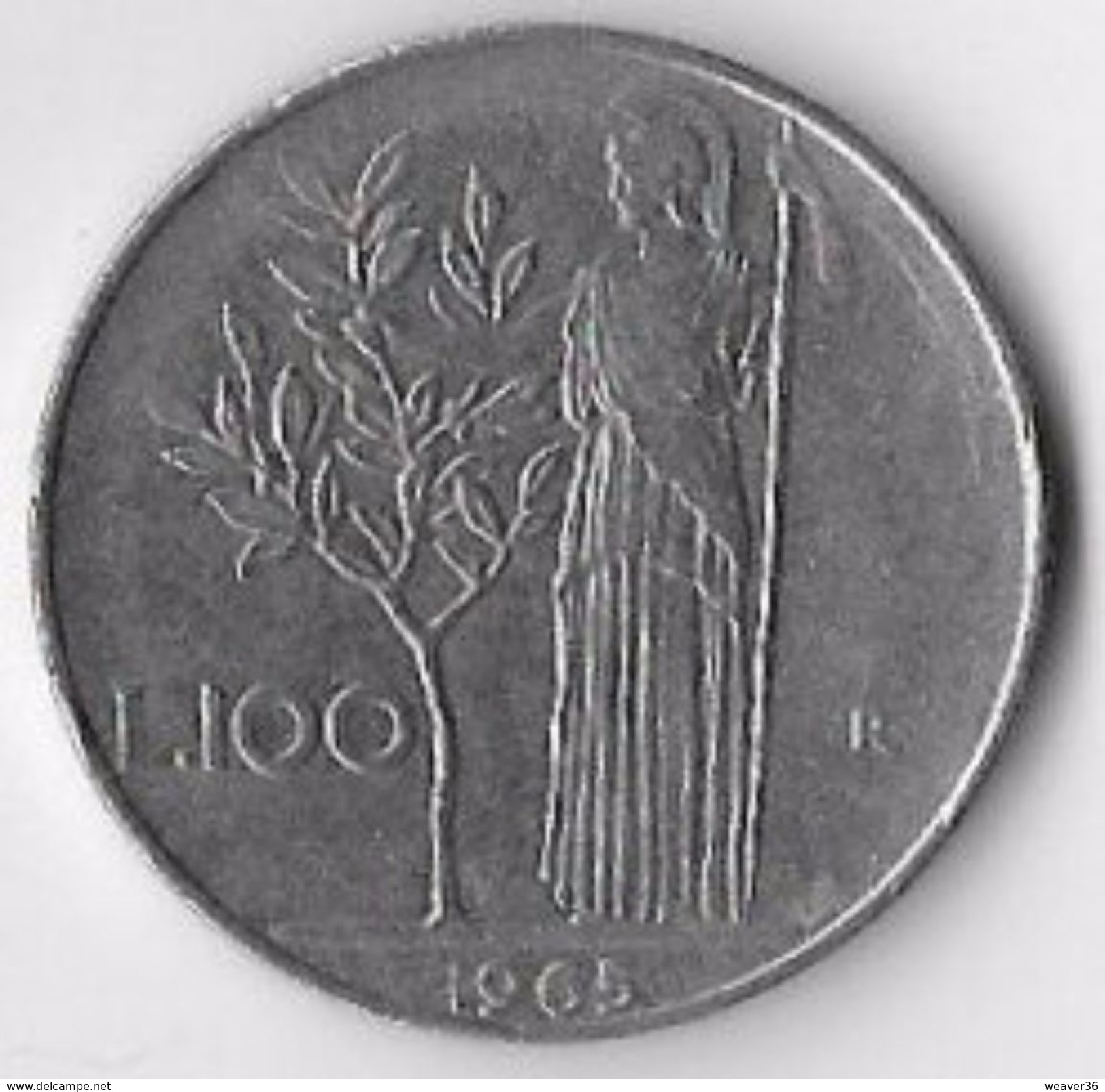 Italy 1965 100 Lire [C561/2DF] - 100 Lire