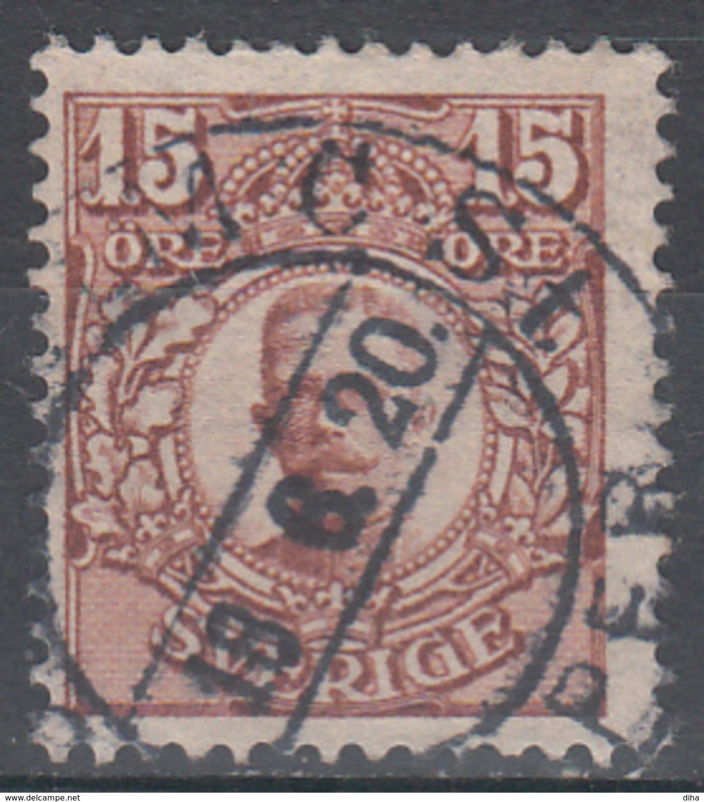 D6985 - Sweden Mi.Nr. 73 O/used, 2 Scans - Oblitérés