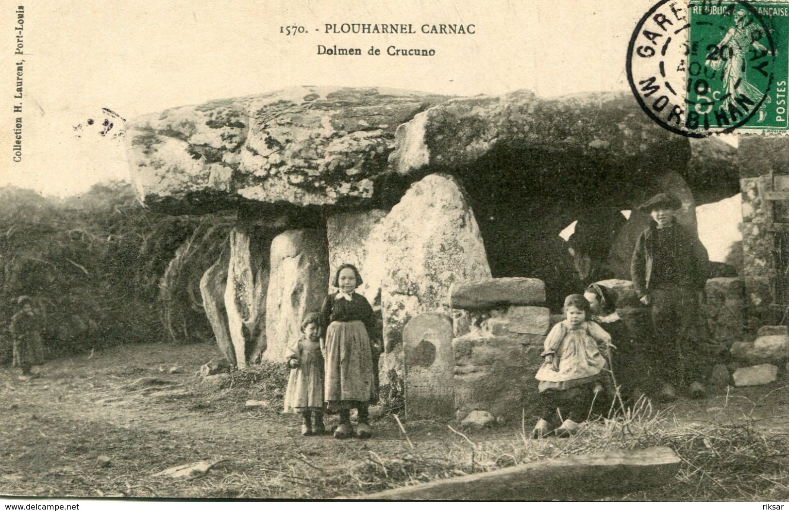 DOLMEN ET MENHIR(PLOUHARNEL) CARNAC - Dolmen & Menhirs