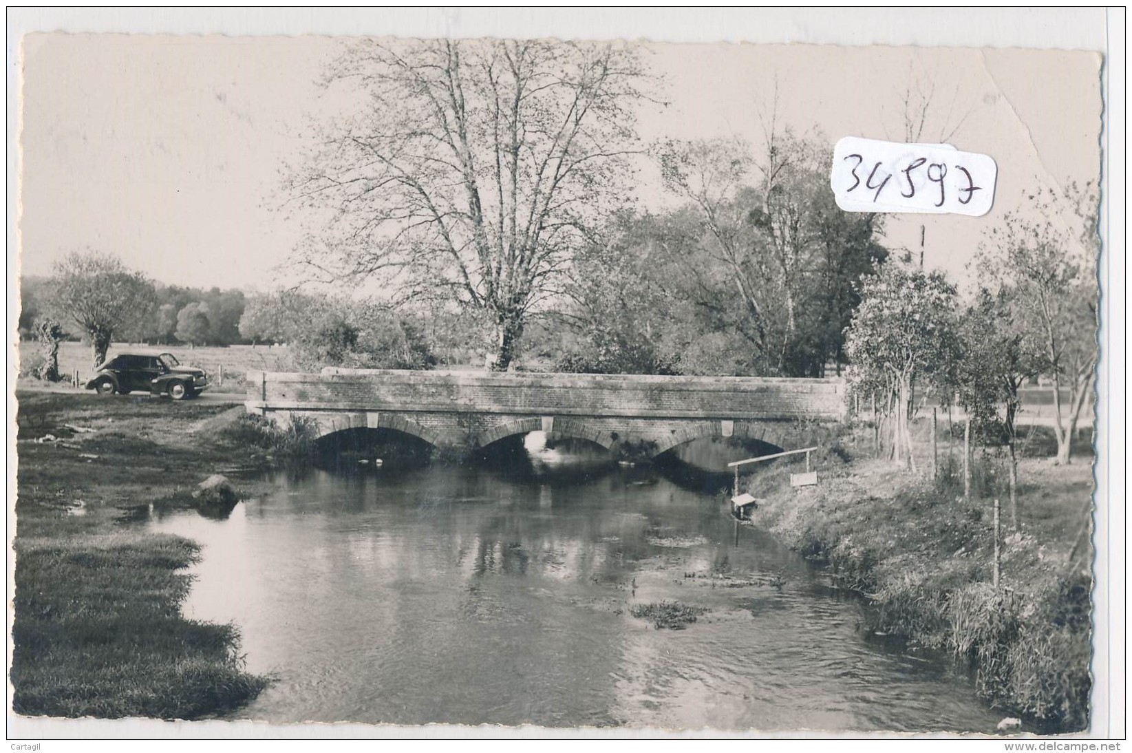 CPM -34597-27- Marcilly Sur Eure - Le Pont Sur Le Couenon - Envoi Gratuit - Marcilly-sur-Eure