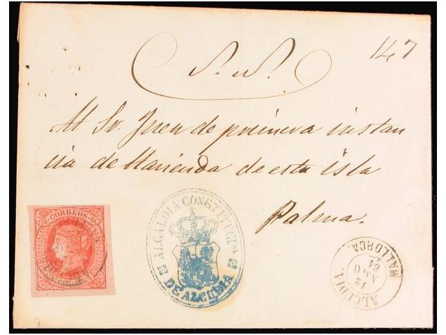 SPAIN: PREPHILATELIC MARKS  DP28 ISLAS BALEARES - ...-1850 Voorfilatelie