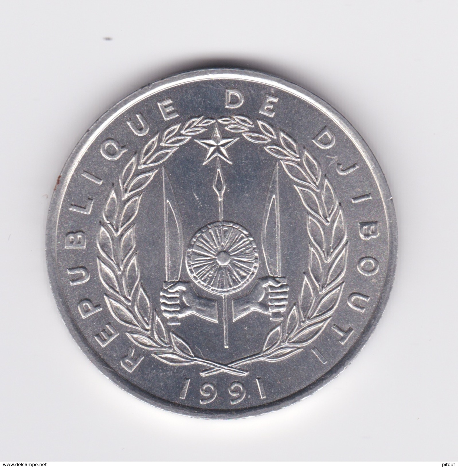 5 Francs Djibouti 1991 SUP / UNC - Djibouti