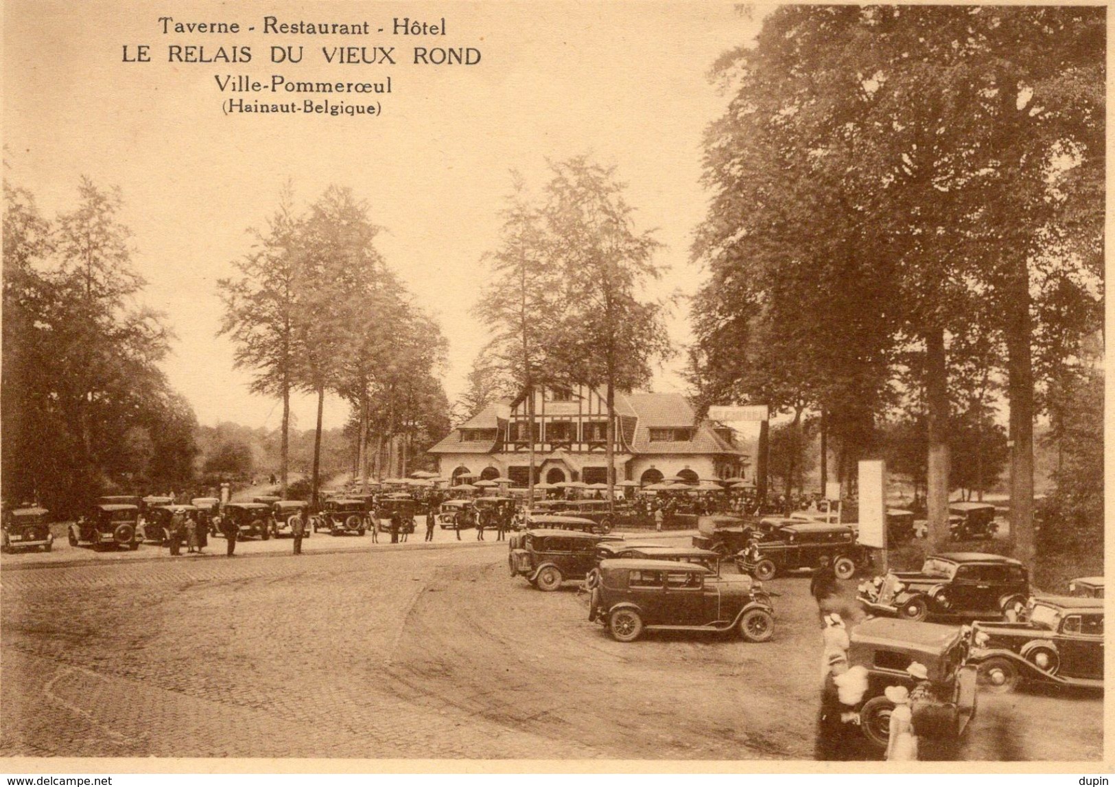 CPA RELAIS DU VIEUX ROND VILLE-POMMEROEUL - Saint-Ghislain