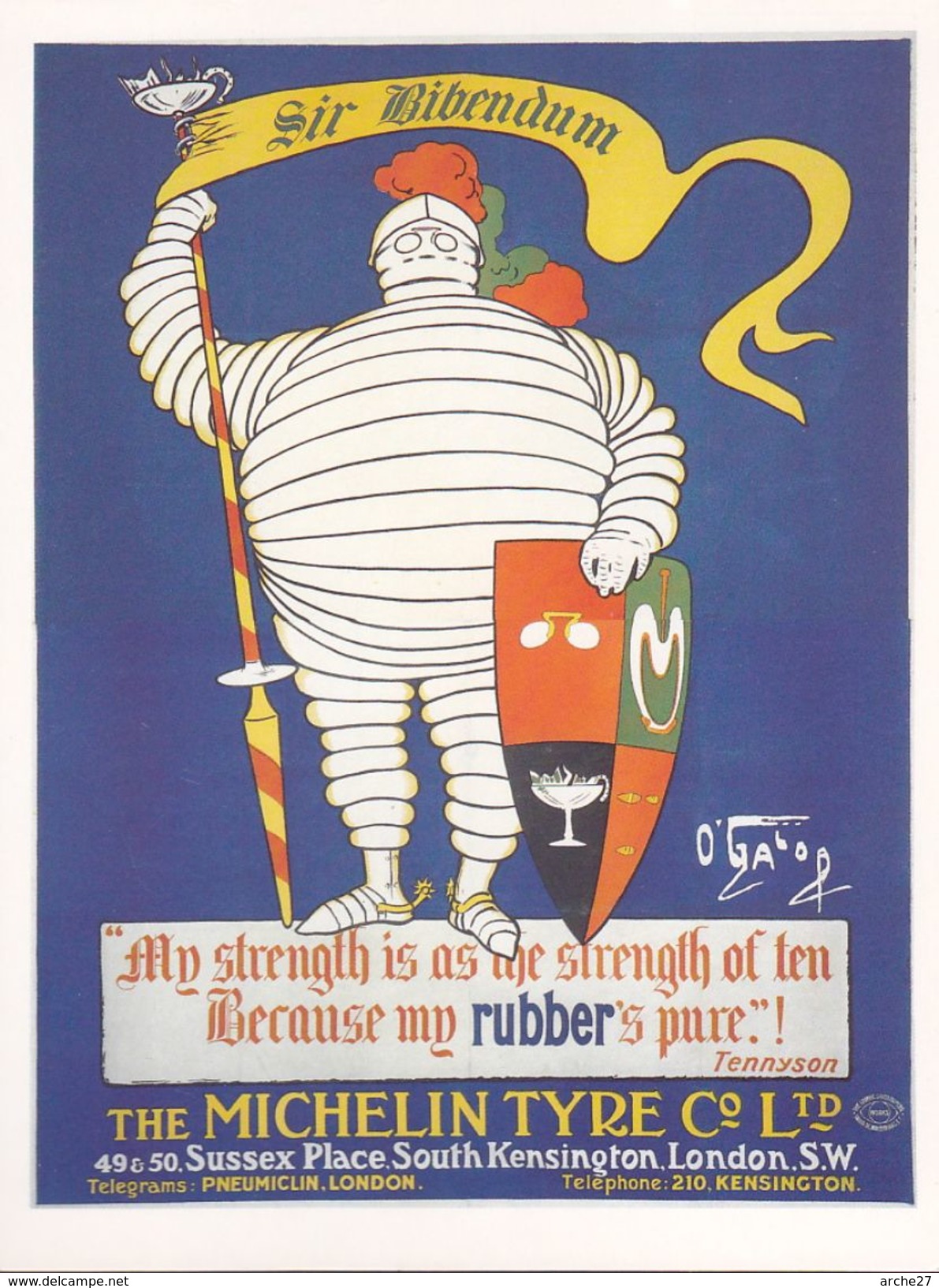 CPM - Affiche Collection Michelin - Bibendum - 10 - Publicité